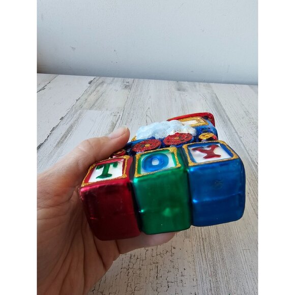 Radko choo choo cheer train locomotive toy caboose new Xmas tree ornament - Picture 6 of 14